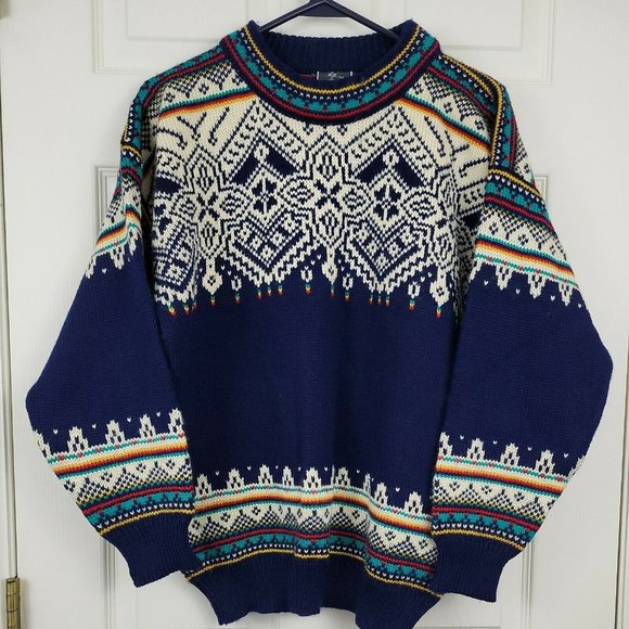Dale of Norway Other - Mens Vintage Dale of Norway Fair Isle Pullover Wool Sweater Size Medium